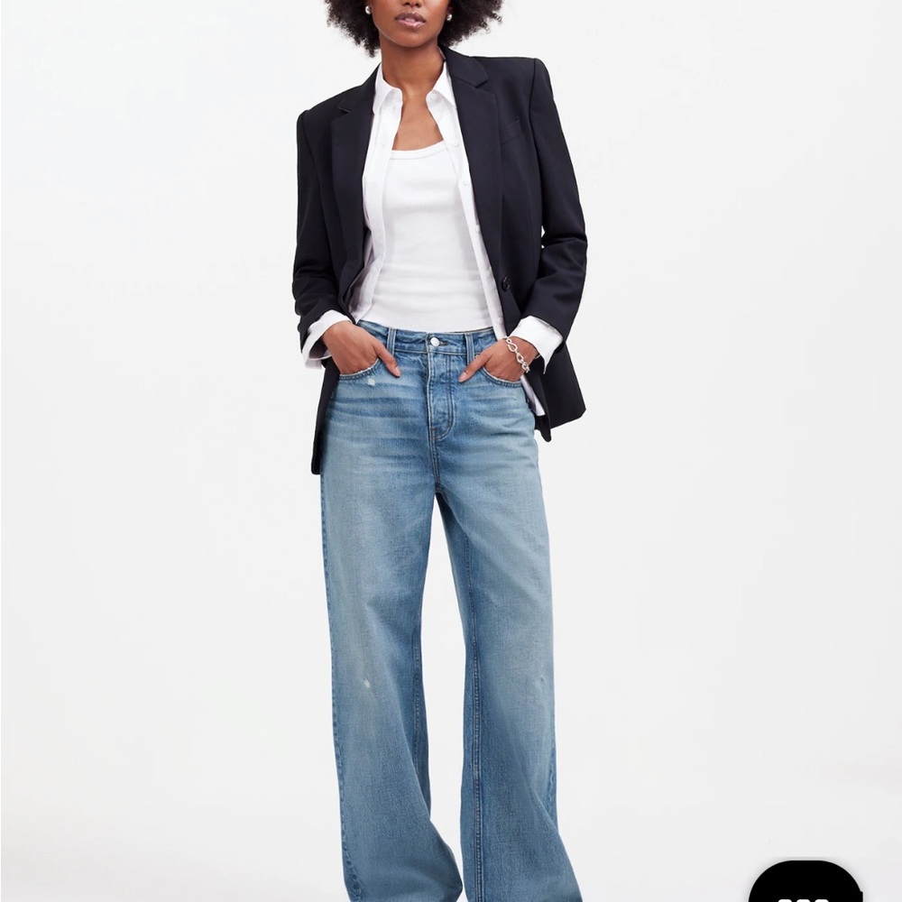 Madewell Low Slung Baggy Jeans, size 30